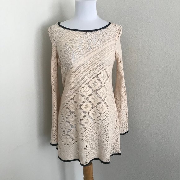 Salt Swimwear lace swim coverup tunic dress / top - Picture 1 of 6